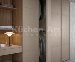 Armoire avec Niche Modulable et portes en cuir | Élégance et Fonctionnalité - 8