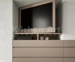 Armoire moderne Double Face Modulable avec TV Rotatif Intégrée | Solution Innovante pour Chambre - 7