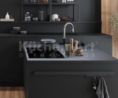 Cuisine Moderne Noir mat – Design Minimaliste et Surfaces Anti-Traces - 4