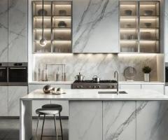 Façade Carrara Blanc | UV Laque Mate PerfectSense®