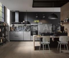 Cuisine Industrielle Élégante avec METEOR Acier Brossé | Design et Fonctionnalité