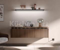 Cuisine moderne équipée : Design Rétro Moderne avec Éclairage LED et Fonctionnalités Innovantes - 3