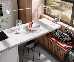Cuisine AV 2030 GL | Design Puriste Blanc Brillant - 3