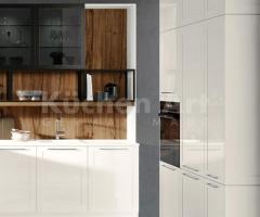 Cuisine GRANADA blanc | Brillance moderne & naturel structuré - 3