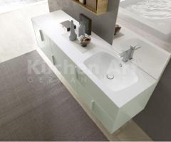 Salle de bains moderne Ocritech blanc et menthe – Design minimaliste et élégant - 4